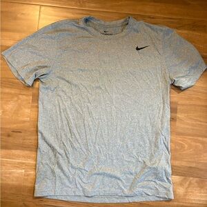 Nike Dri-Fit Men's Gray Active Running T-Shirt Medium